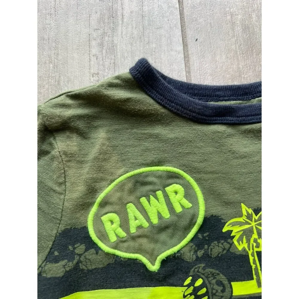 GAP Lot Set of 2 Boys Kid Youth Short Sleeve Casual Graphic T-Shirt School S 6-7